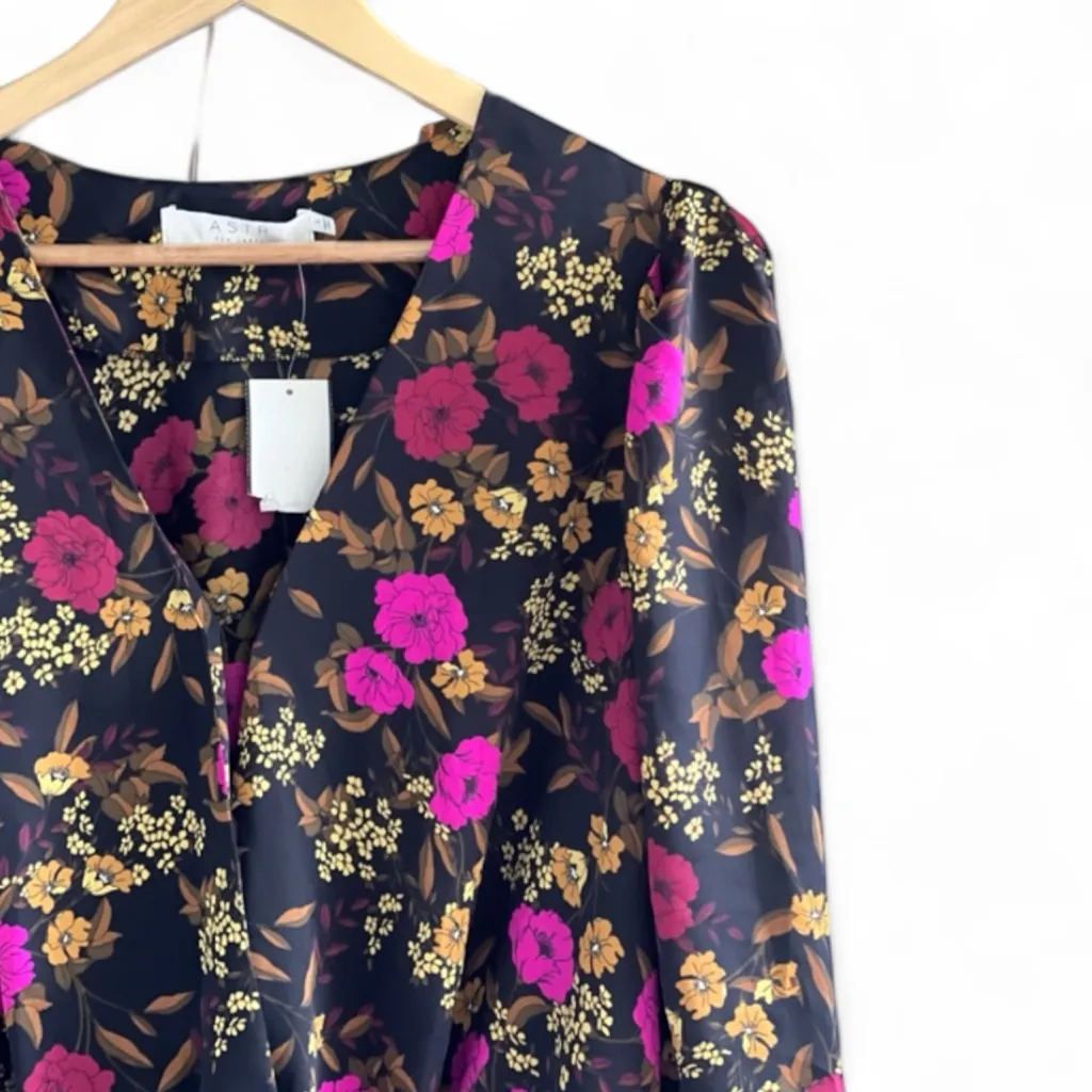 ASTR The Label Blondie Floral Print Bodysuit NWT - Image 3