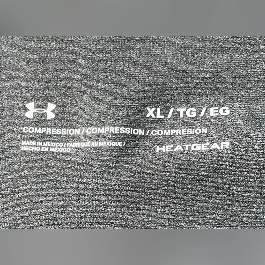 Under Armour Women’s Sz XL Gray HeatGear Hi-Rise Cutout Ankle Leggings - Image 5