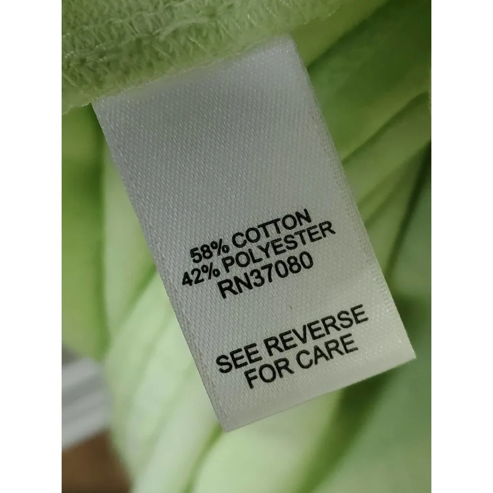 Live Well Womens Green Solid Cotton Round Neck 3/4 Sleeve Top Blouse Size 26/28W - Image 11