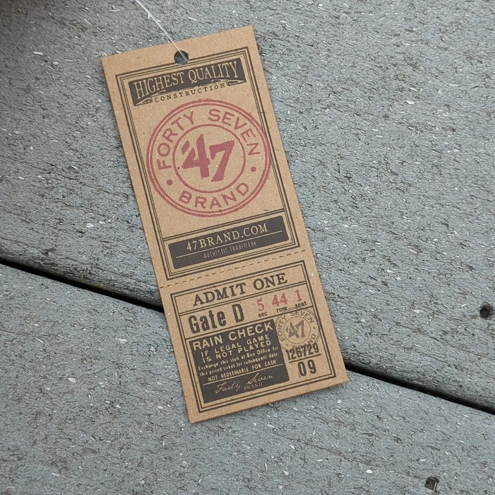 NWT '47 NHL Boston Bruins V-Neck Short Sleeve T-Shirt - Image 7