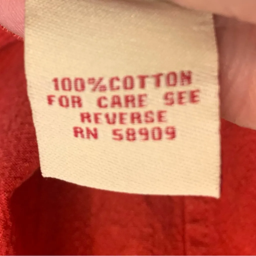 Reba Western Red Textured Studded Long Sleeve XL Blouse. 2525 Silver - Image 5