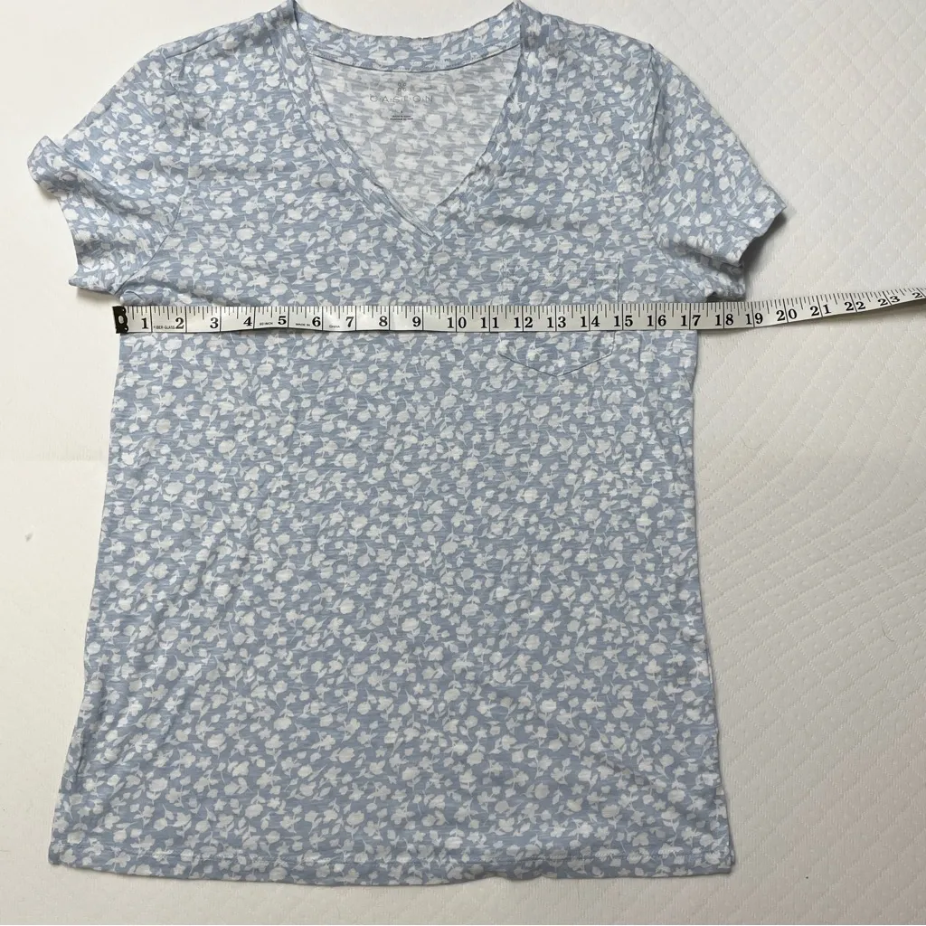 Caslon Bundle of 2 white/blue Soft shirt sleeve shirts Women’s size xs/s, NWT‎ - Image 10