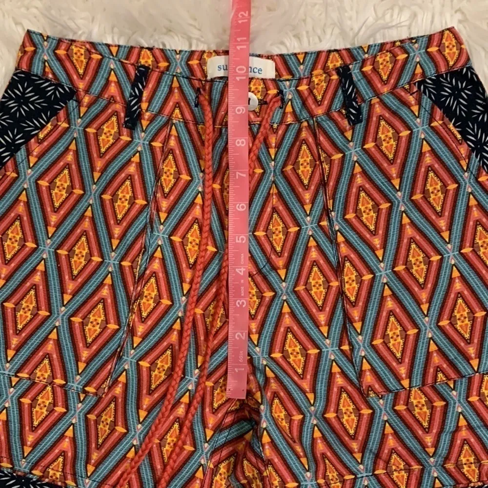 Sundance Kalini linen blend print shorts XS New, no tag - Image 7
