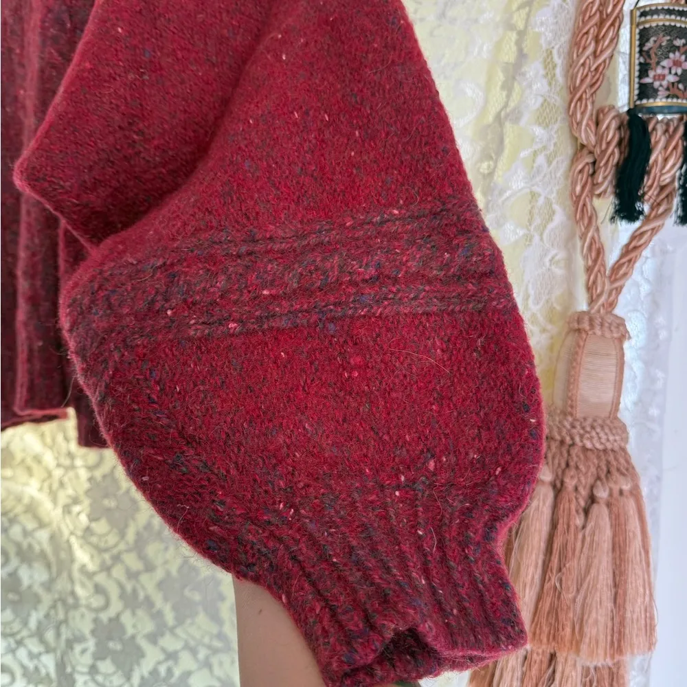 Women's vintage Givenchy Red wool Sweater small - Image 6