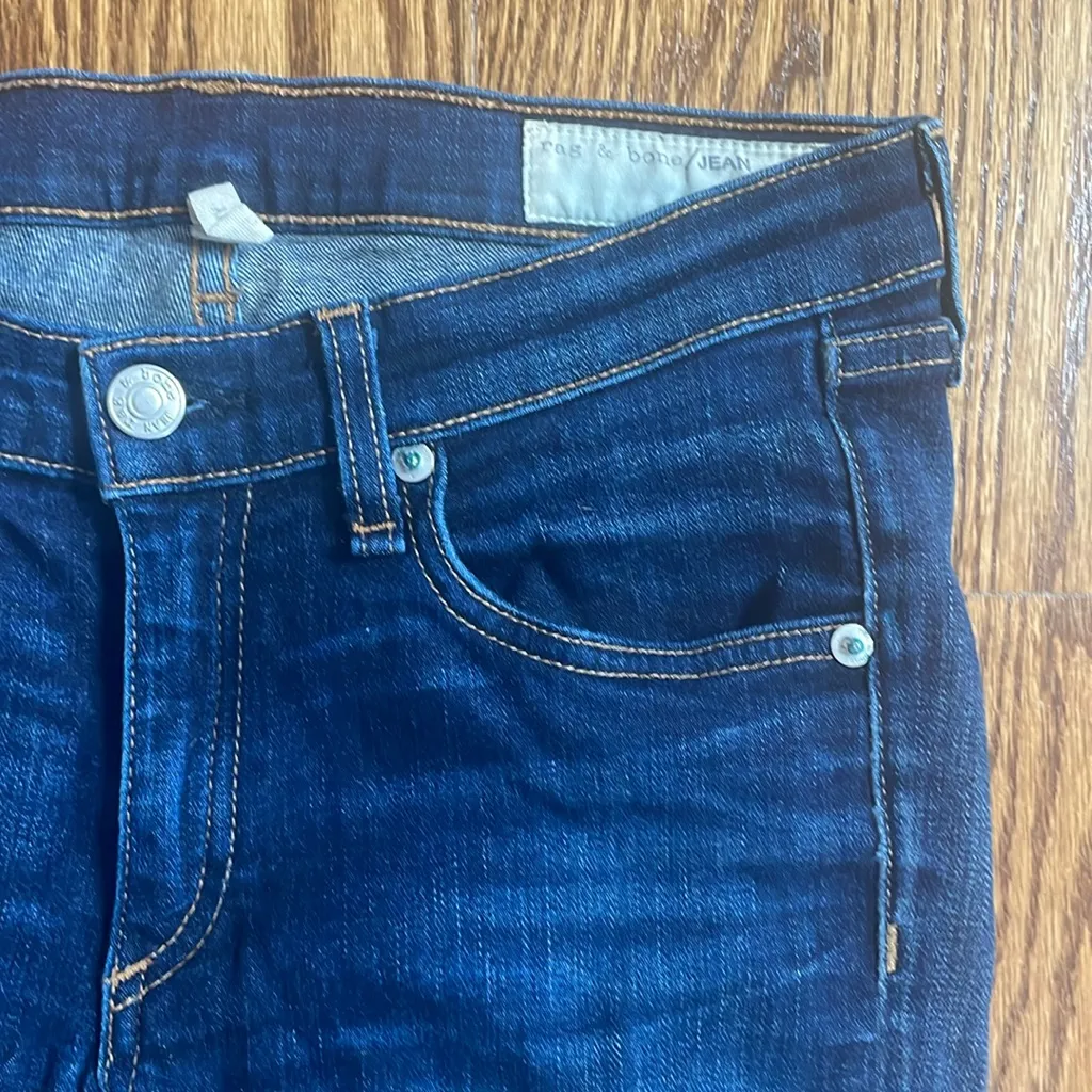 Rag & Bone Jeans Dark Wash Kensington Size 27 - Image 6