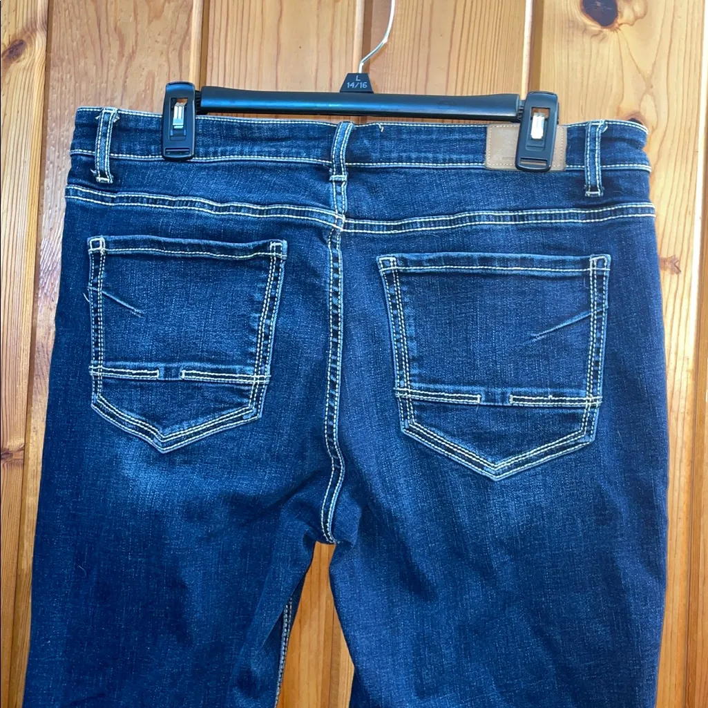 BKE Dark Blue jeans Payton jeans bootcut darker women’s jeans size 32x35 1/2 - Image 6