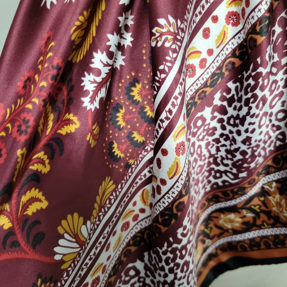 Apt. 9 mixed print satin paisley square scarf - Image 4