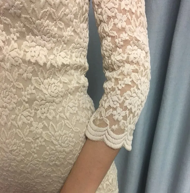 Laced Body-con Dress - Image 4