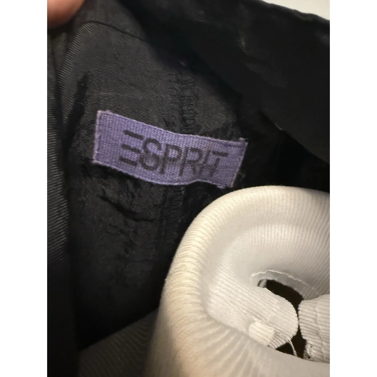 Esprit Vintage polyester trench coat Oversized Medium Vintage Black - Image 5