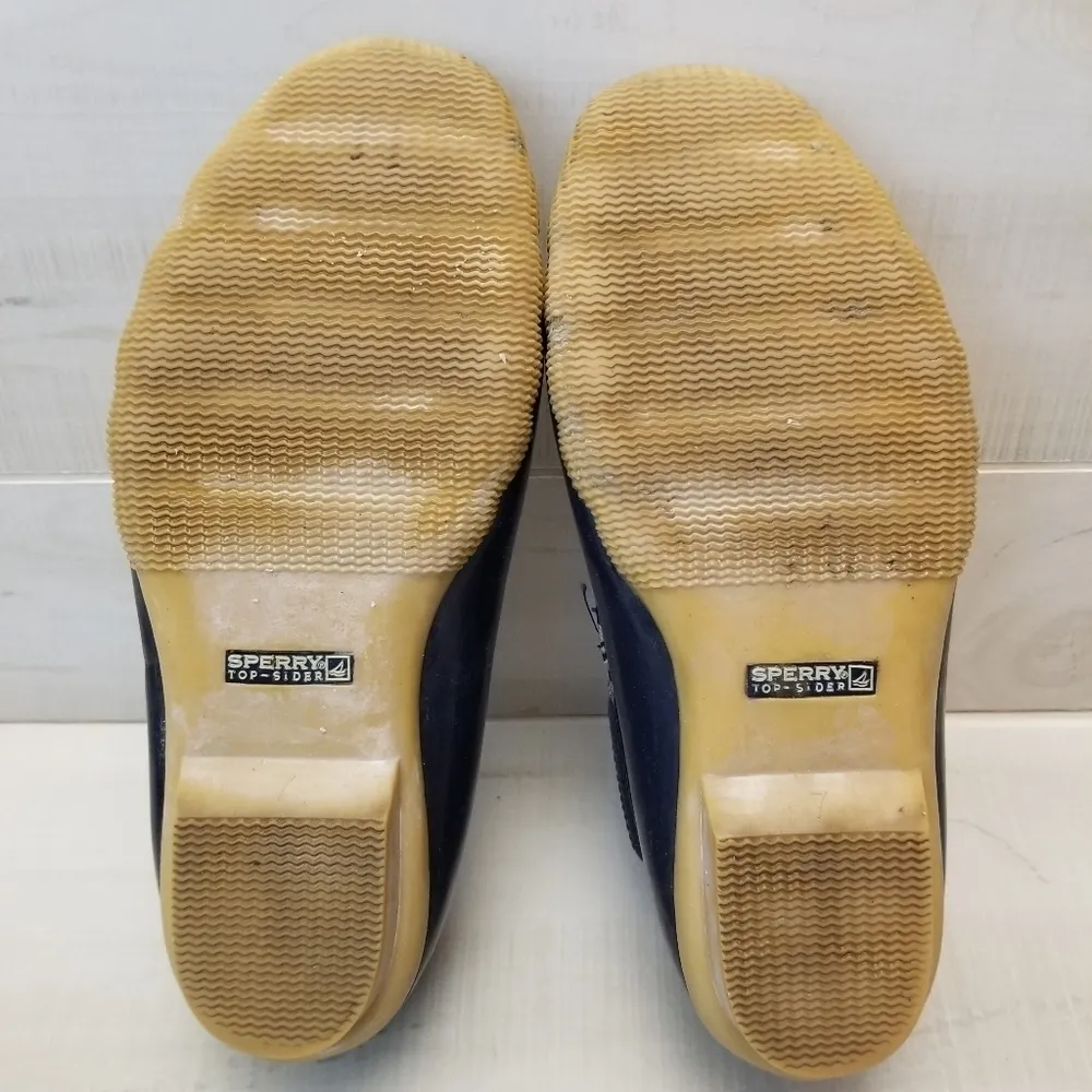 {7} Sperry Top-Sider Navy Waterproof Duck Boot Women's Slip On - Image 9