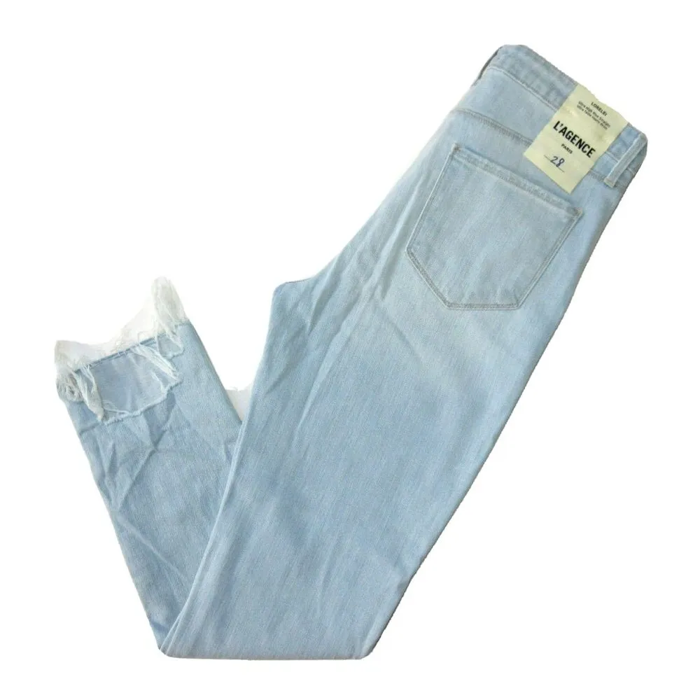 NWT L'Agence Lorelei in Redondo Ultra High Rise Straight Stretch Jeans 28 - Image 6