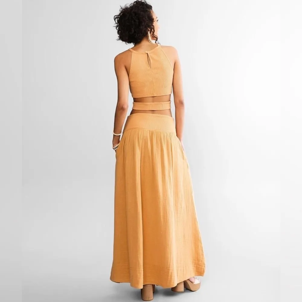 Free People Frances Button Front Maxi Skirt - Image 6