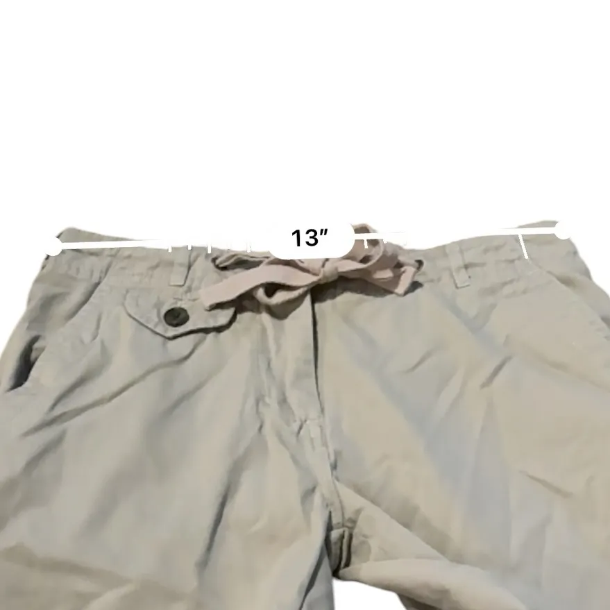 Boden Mid Rise Tie Waist Khaki Skinny Leg Ankle Pants Sz‎ 2 Tan - Image 10