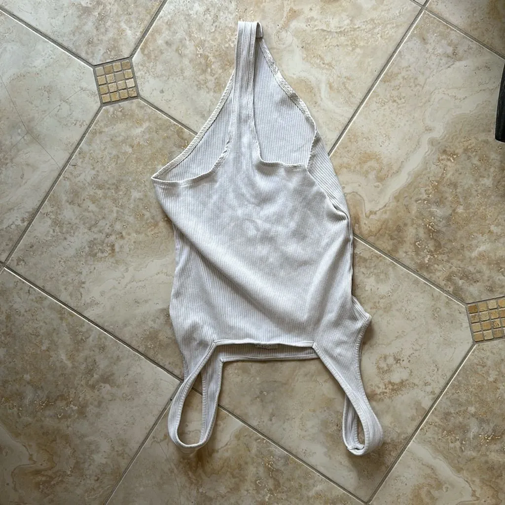 Top shop medium body suit ribbed square neck US 8 - Image 5