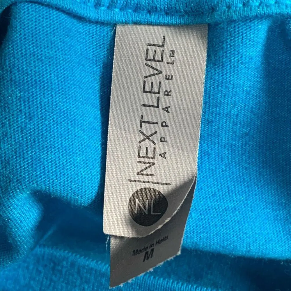 Chaia Tacos Ten Carrot Tally Tee Blue Orange Short Sleeve Crewneck Tshirt Medium - Image 5