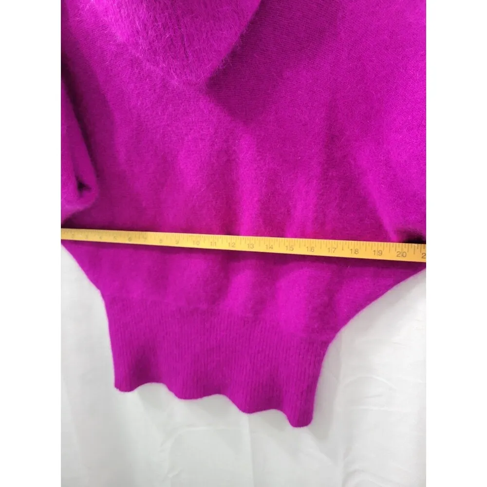 Vintage Richard & Co Lambswool & Angora Rabbit Hair,Women's Sweater Size Small Pink - Image 6