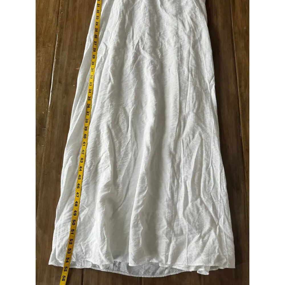 Express Womens White Summer Maxi Dress Ruffles Romantic Girly Fairy SIZE S - Image 4