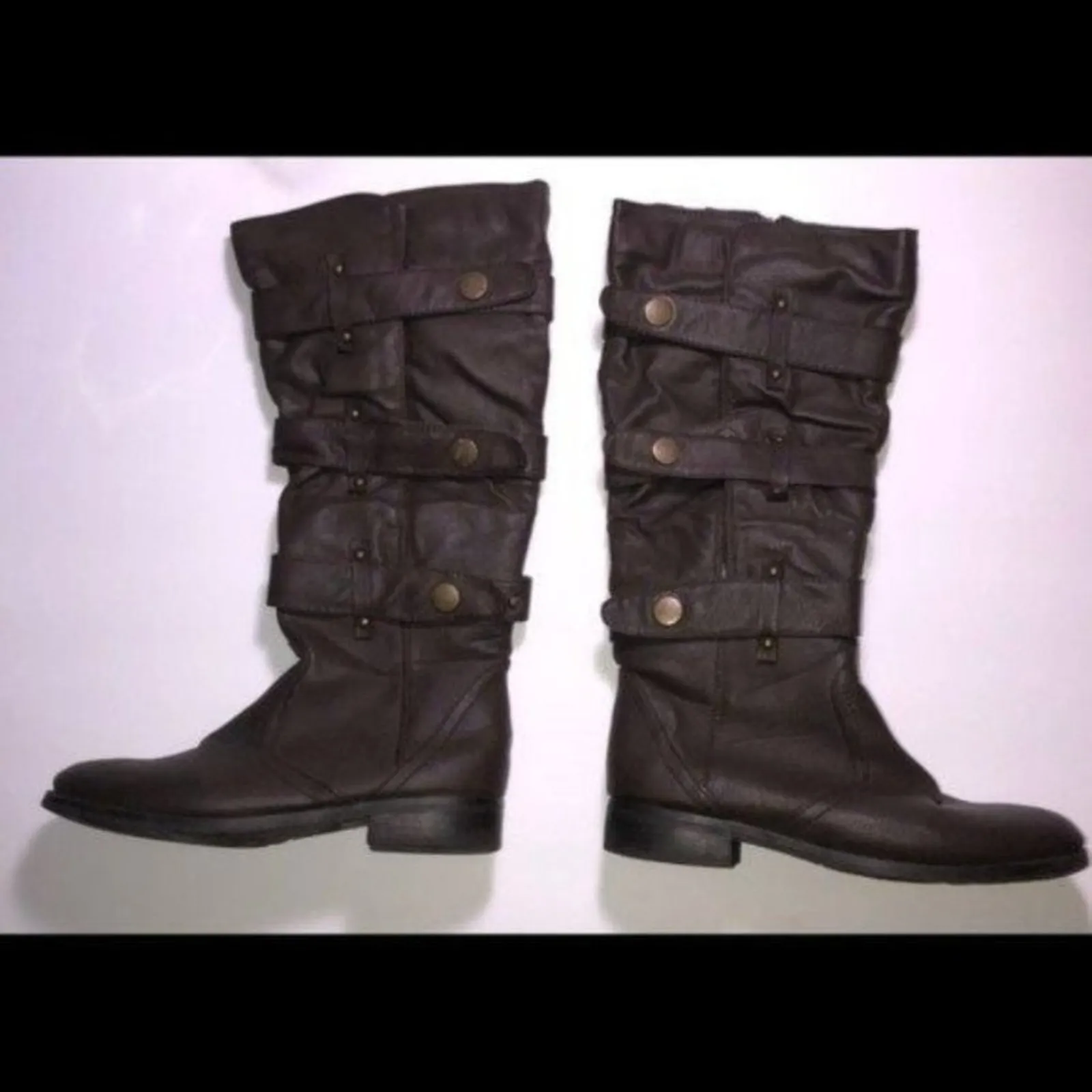 Avenue Women's Dark Brown Wide Calf Boots Size 8 - Image 3