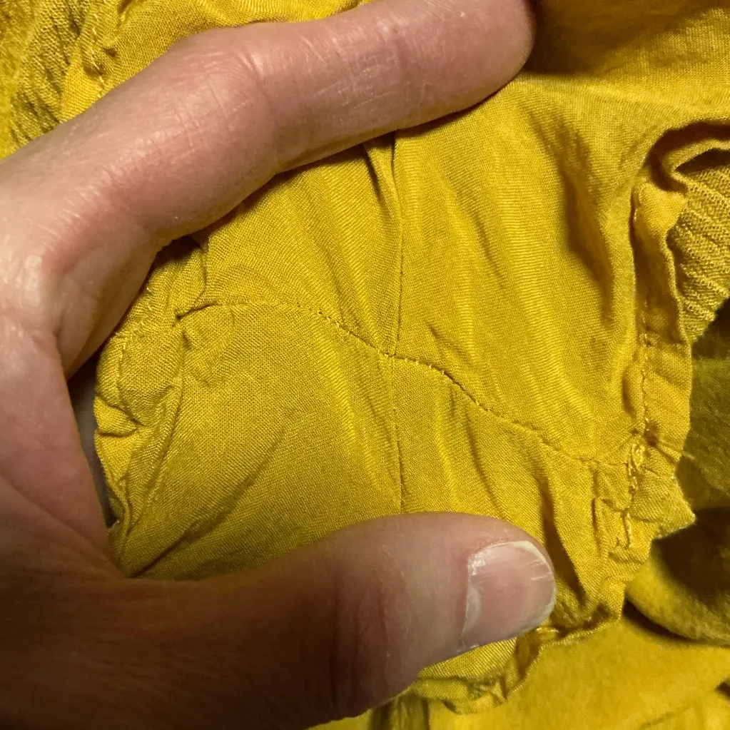 Miami Gold Boho Long Sleeve V Neck Romper - Image 3