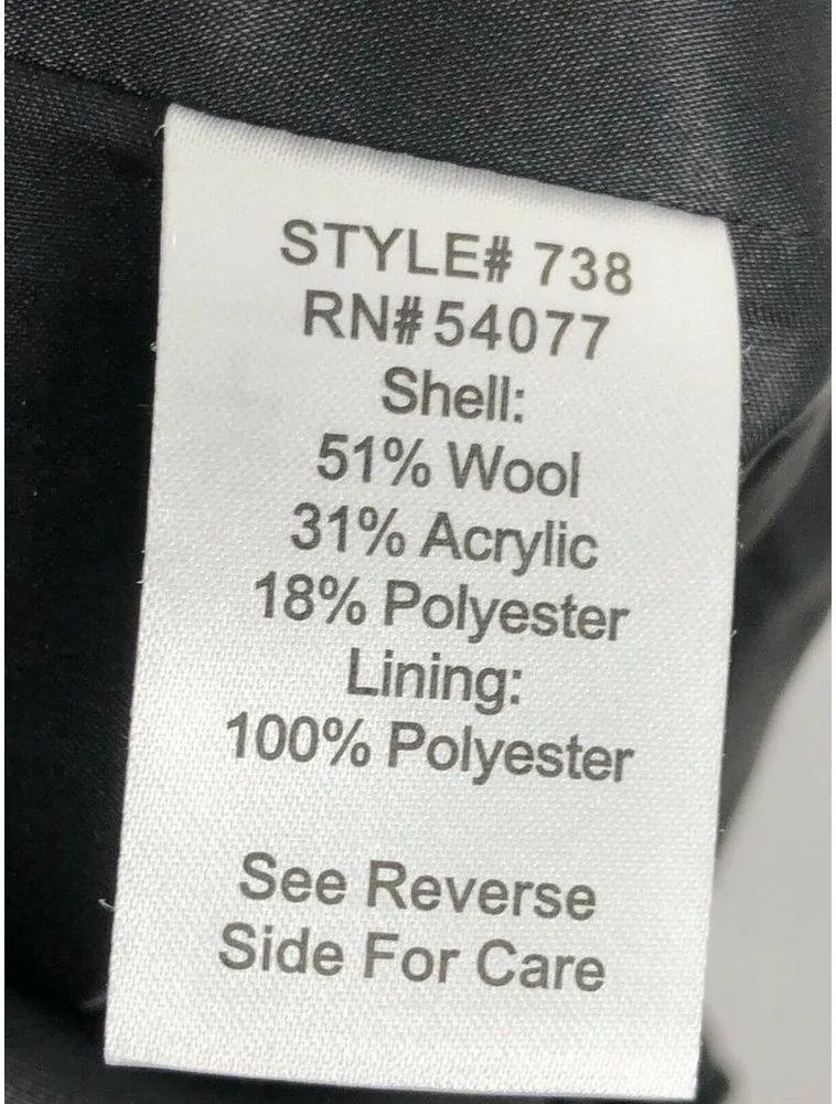 CAbi #738 Blair Pencil Tweed Skirt Womens 8 Black Career Wool Lined Pockets - Image 8