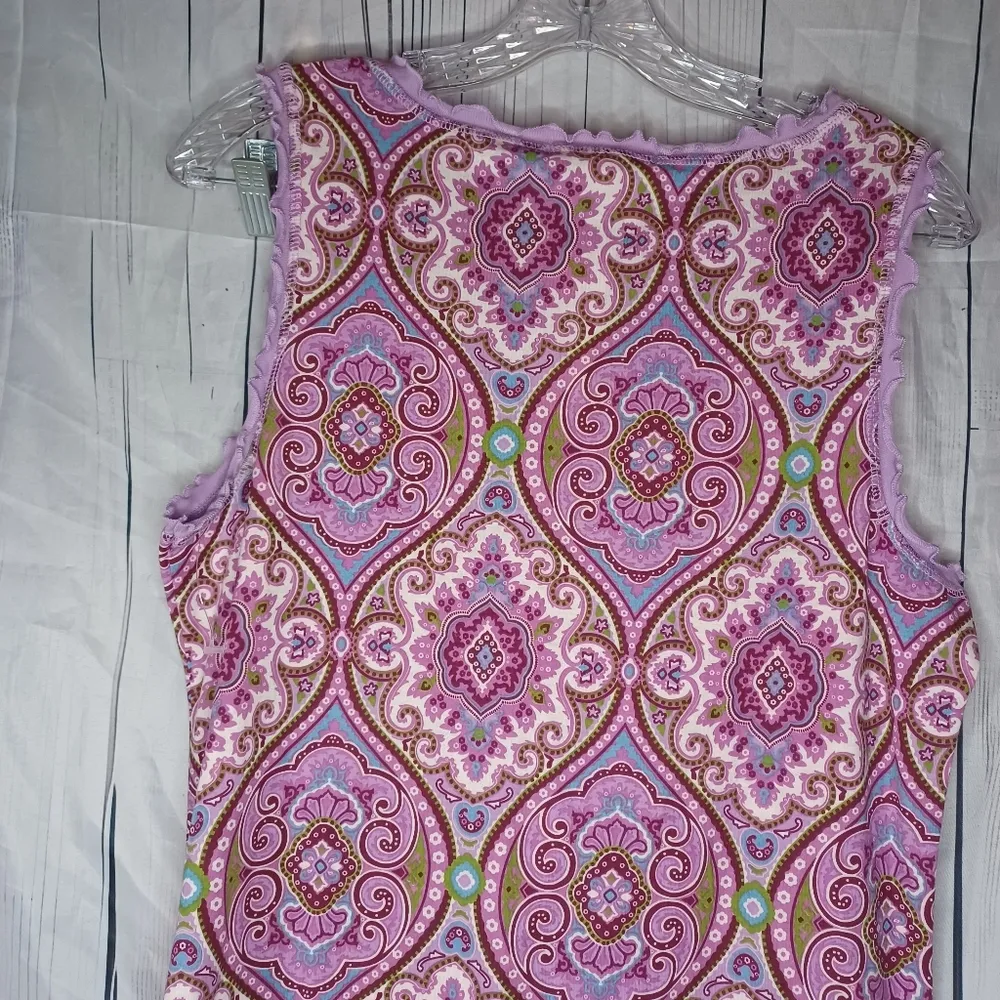 Tommy Hilfiger Purple Patterned Sleeveless Nightgown NWT - Image 14