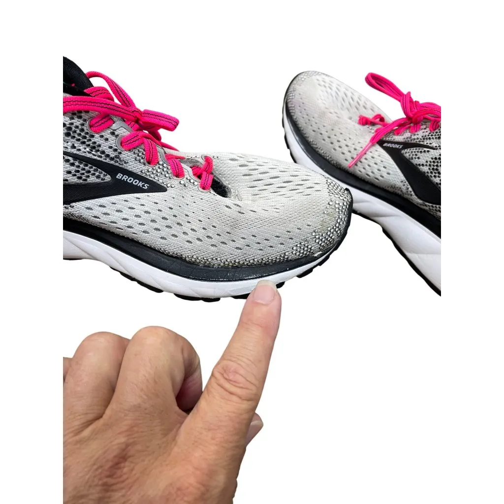 Brooks Ghost 11 Womens gray black running shoes sneakers size 8.5B SKU 9170 - Image 12