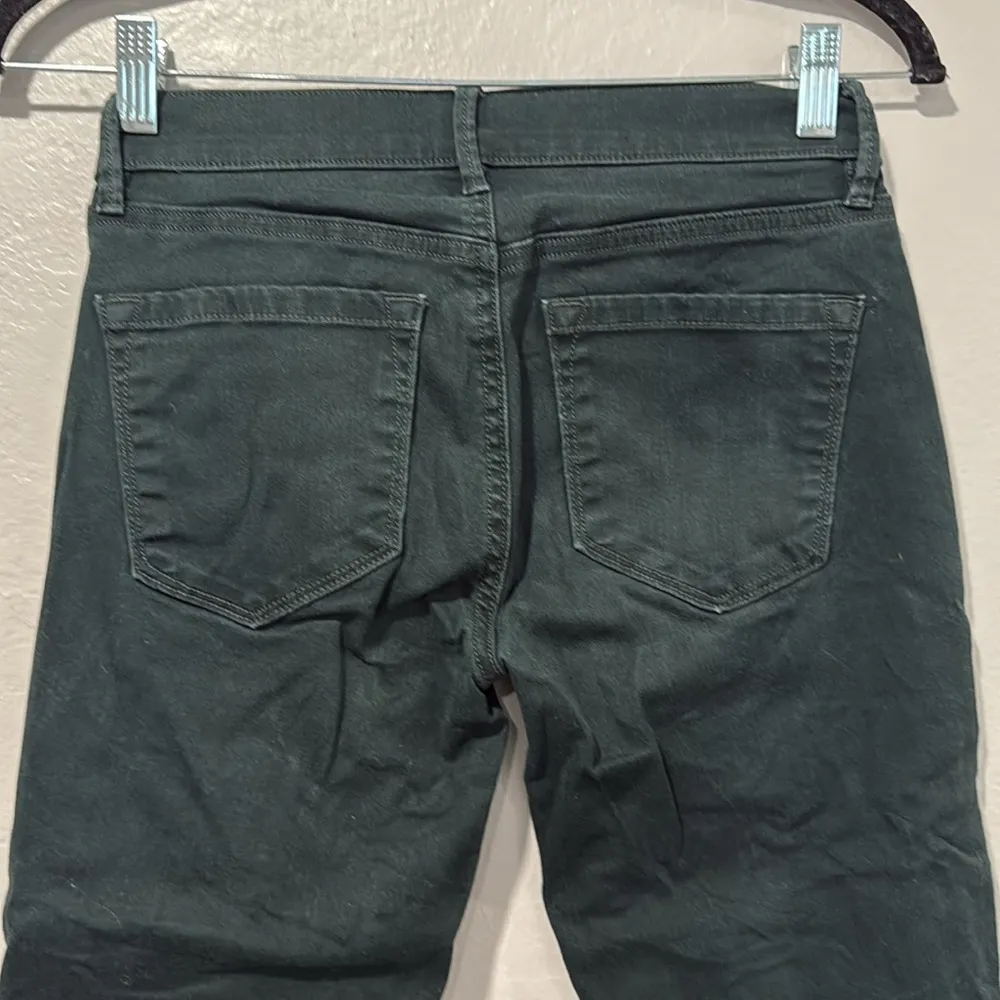 Loft modern skinny jeans in hunter forest green - Image 4