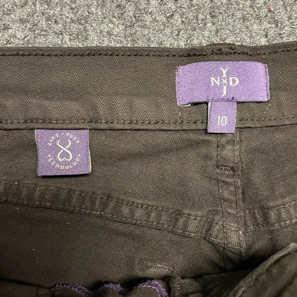 NYDJ Not Your Daughters Jeans brown denim Lift Tuck Womens Size 10 - Image 3