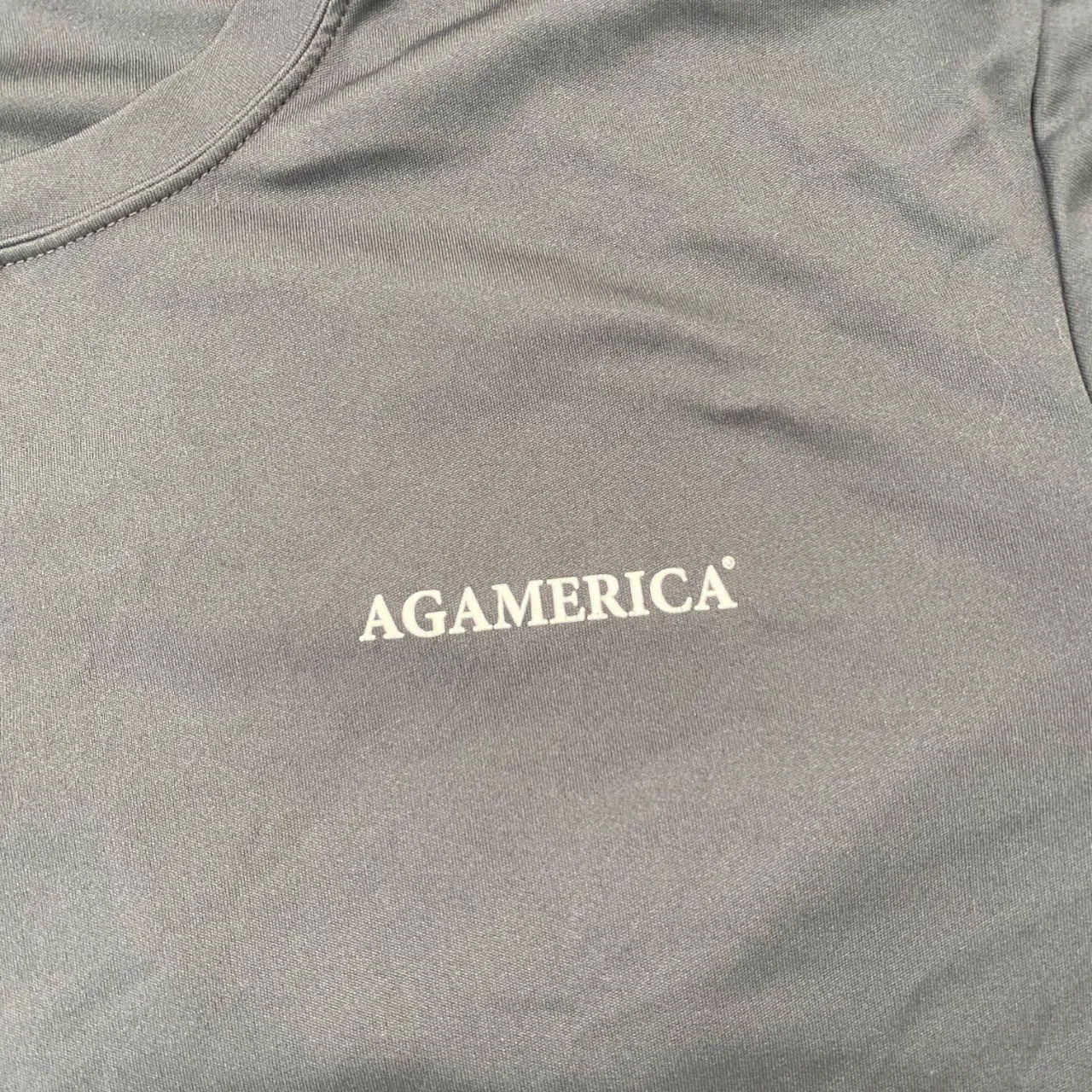 AGAMERICA Western Sport Tek Dark Gray Cowboy Cowgirl Graphic Long Sleeve M Size M - Image 4