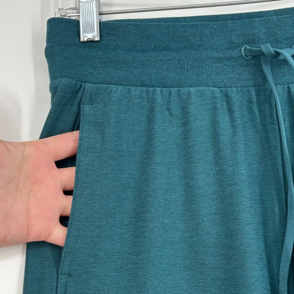 Fabletics Cloud Jersey Wide Leg Pants Women’s Size Medium in Green Teal NWT! - Image 10