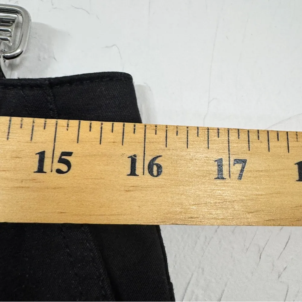 Talbots Black Chino Wide Leg Trouser Dress Pants Womens 4 Career Preppy Academia - Image 8