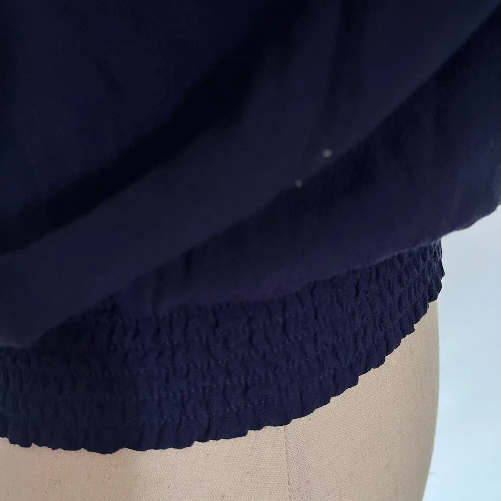 Papaya Crop Womens Top Sz L  Pom Pom Babydoll Y2K Coquette Festival Beachy Boho - Image 7