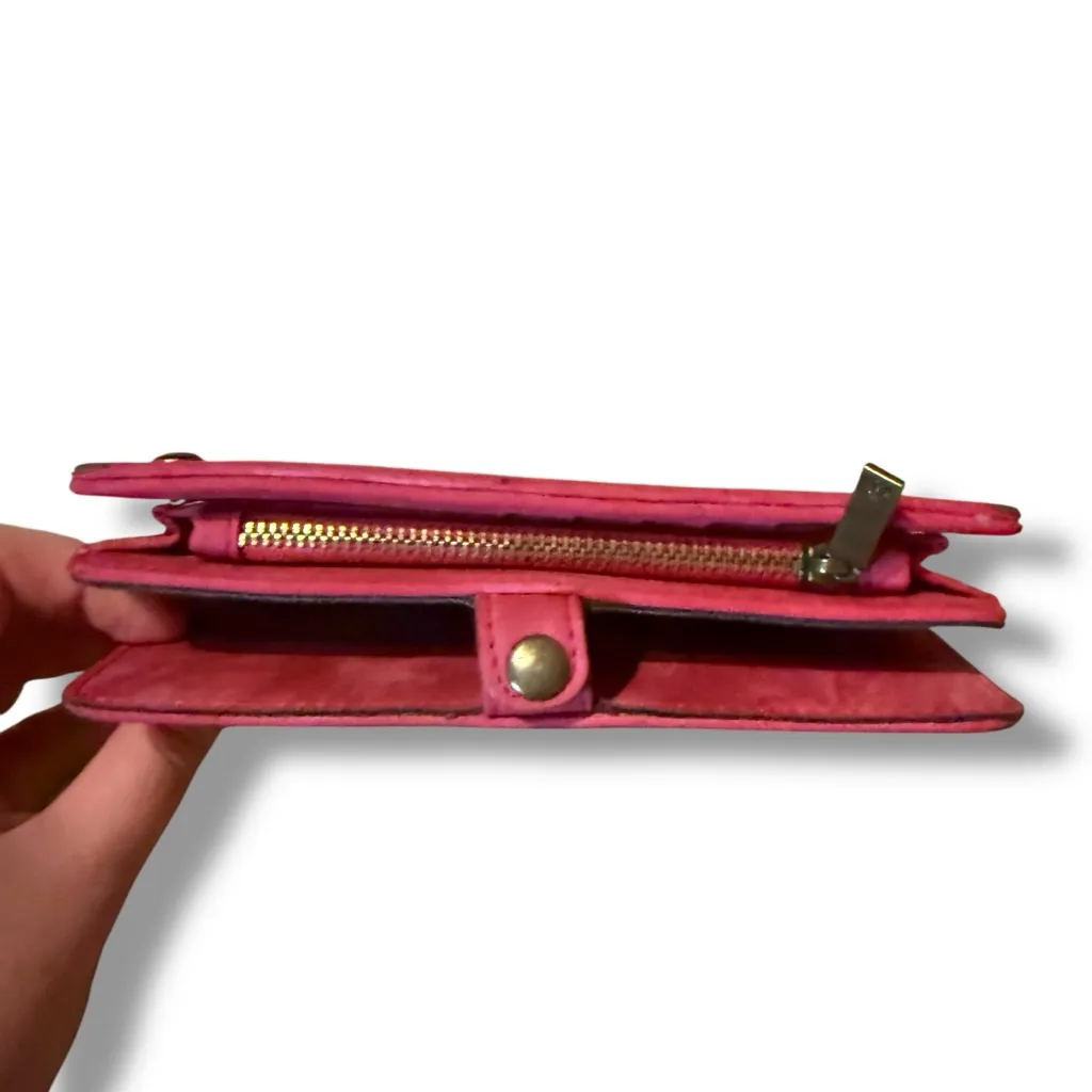 Case Me Wallet Phone Case Pink Faux Leather Multi - Image 8