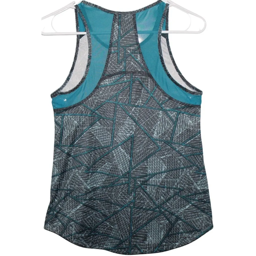 Women's Champion Blue Black Athletic Sleeveless Racerback Tank Top Shirt Size XS - Image 2