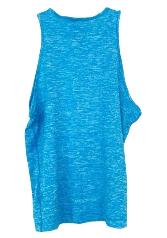Nike Dri Fit Soul Cycle Blue Tank Top Sz M - Image 4