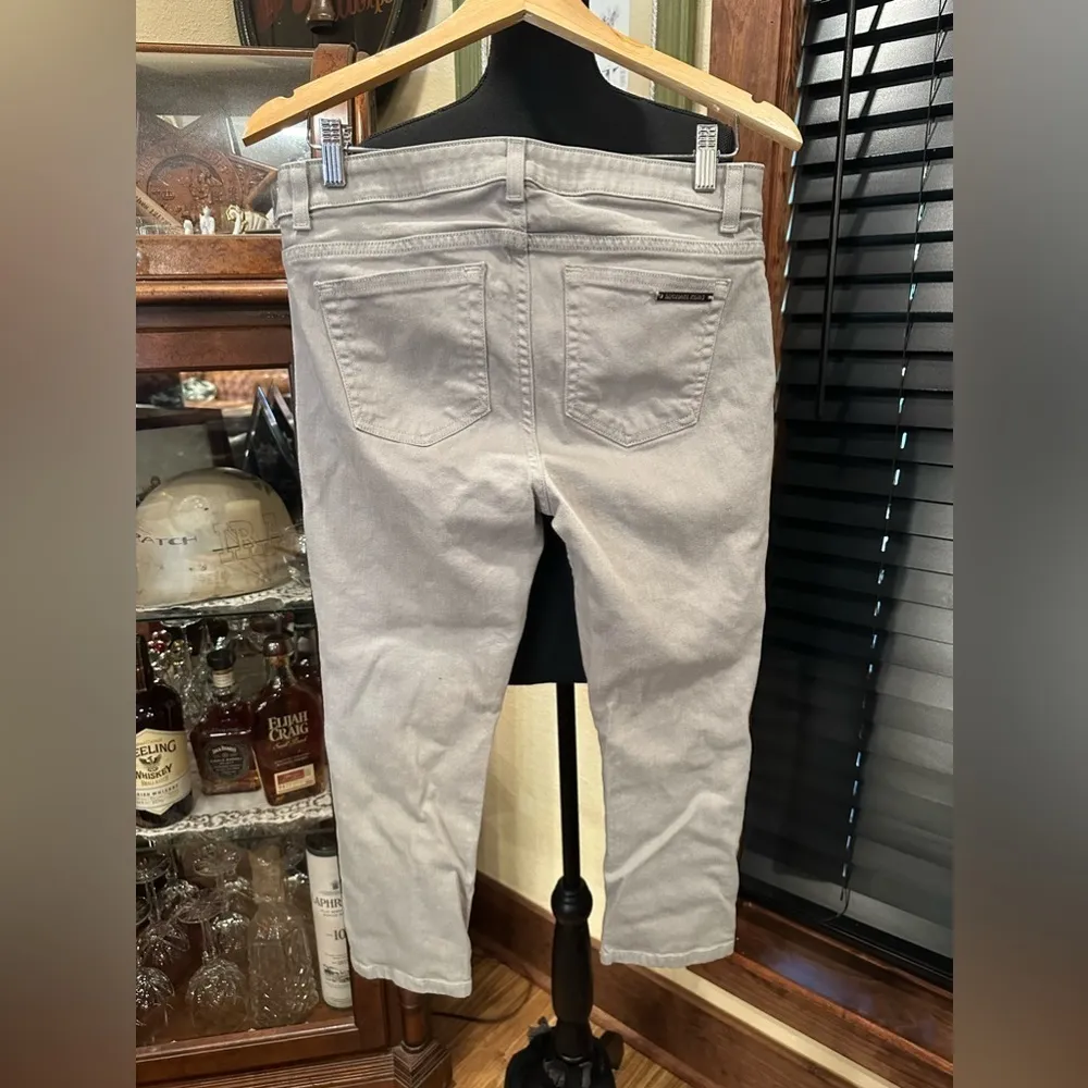Michael Kors Gray Stretchy Pants Jeans Style Size 6 - Image 3