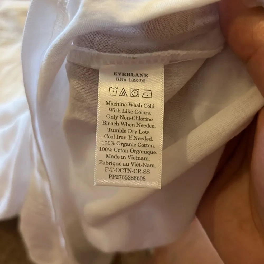 NWOT Everlane white tee xs - Image 6