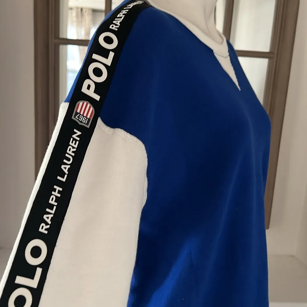 RARE* Polo Ralph Lauren Long Sleeve Rétro Dress in Blue, Size M New w/Tag $348 Blue Size M - Image 7