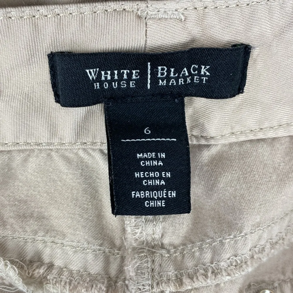 White House Black Market Tan Cargo Jogger Pants 6 - Image 6