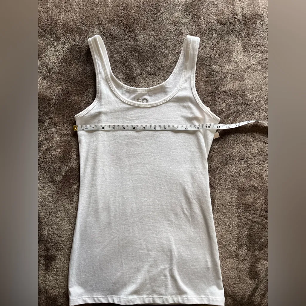 SO Basic White Long Tank Top Women’s Sz Small NWT - Image 5