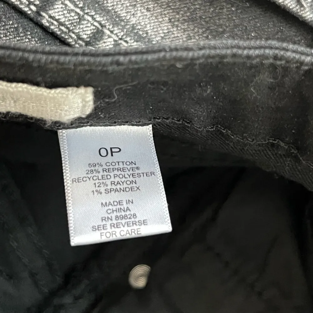 New LOGO By Lori Goldstein Metallic Foil Coated Skinny Jeans in Pewter | 0P - Image 7