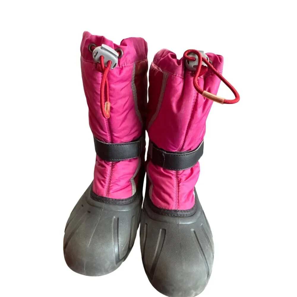 Sorel Womens Red Pink black Waterproof Winter Boots Size 5 SKU8110 - Image 6