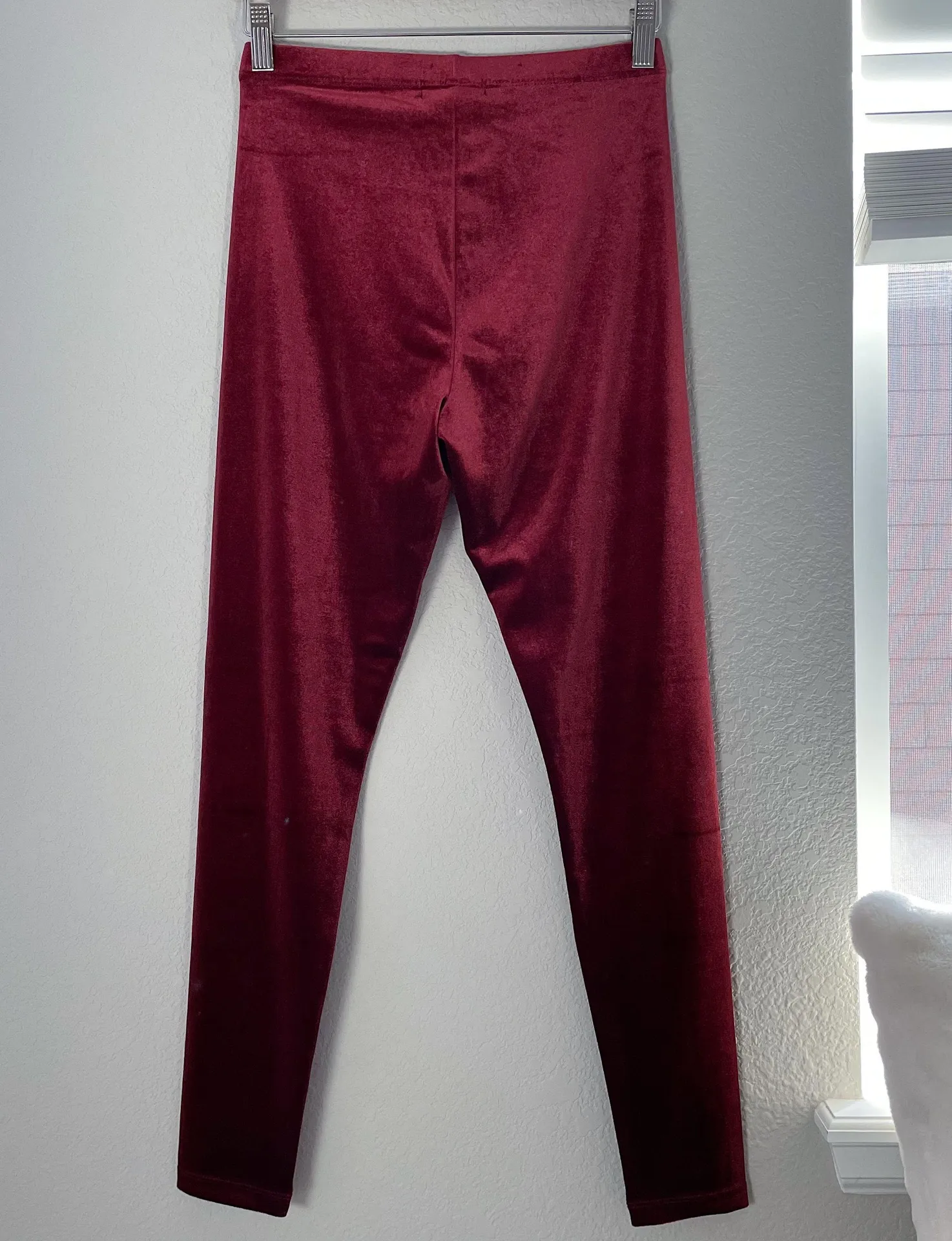 NWOT Red Velvet Leggings - Image 6