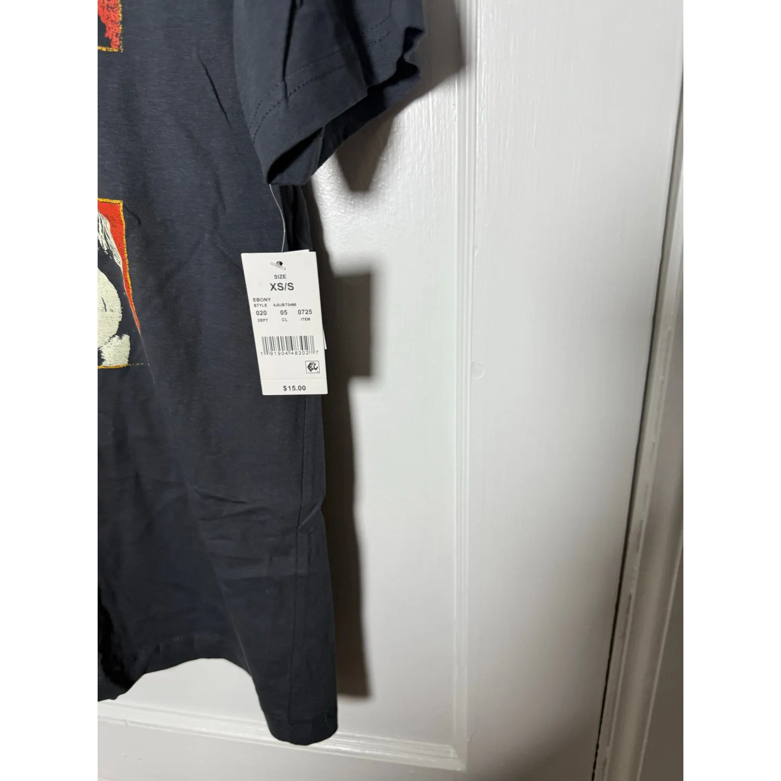 The Beatles Crewneck Graphic Short Sleeve Dark Gray Band T - Image 7