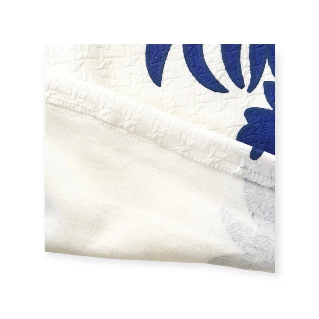 new LF Mika & Gala ༄ Textured Leaf Print Mini Skirt ༄ Jewel Tone Cobalt + White - Image 4