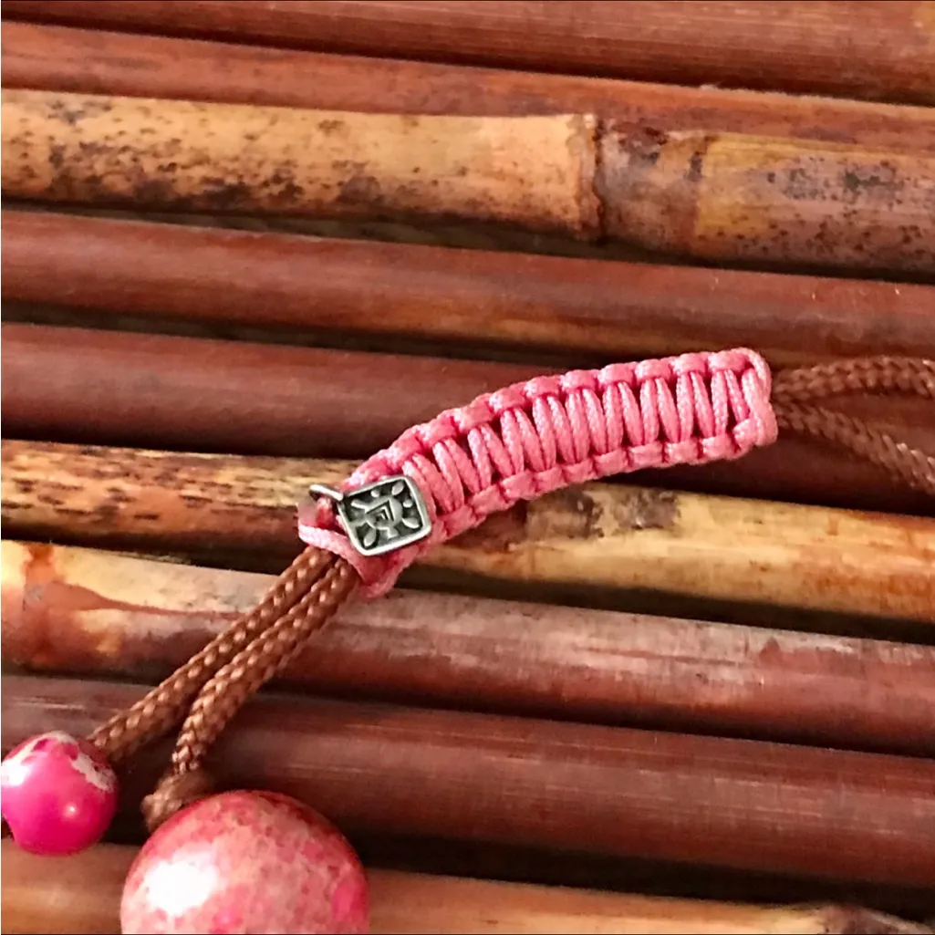 Silpada  Jasper & Cord Bracelet. Sliding clasp. - Image 3