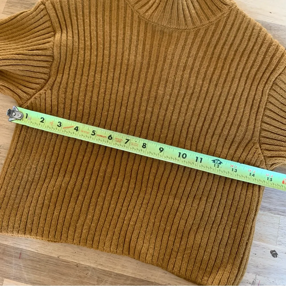 Brown Cropped Turtleneck 2 - Image 3