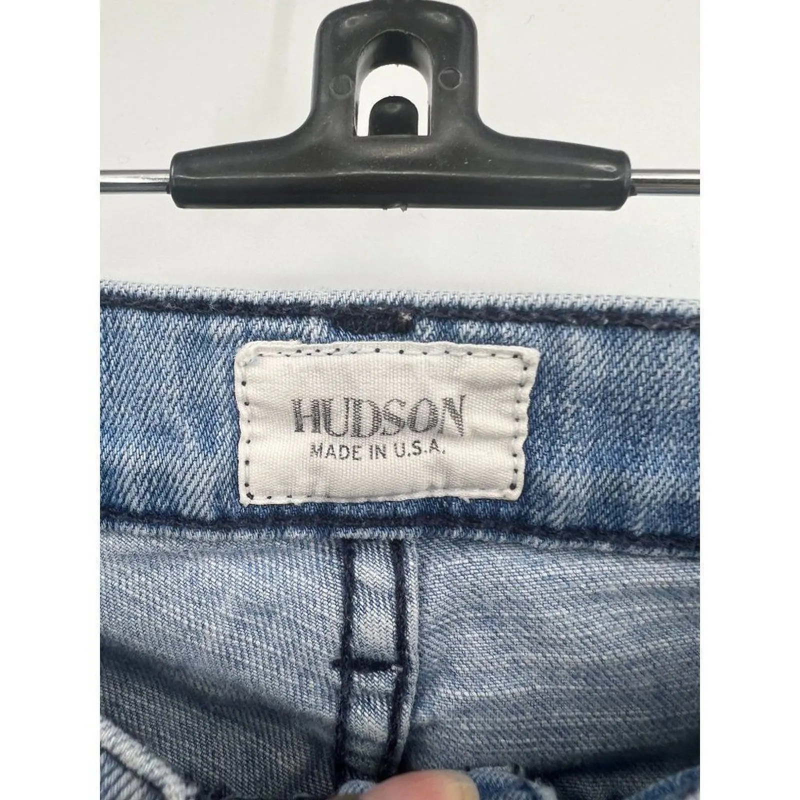 Hudson‎ Blue Denim Pockets Zipper Mid Rise Stretch Skinny Jeans Size 26 - Image 11