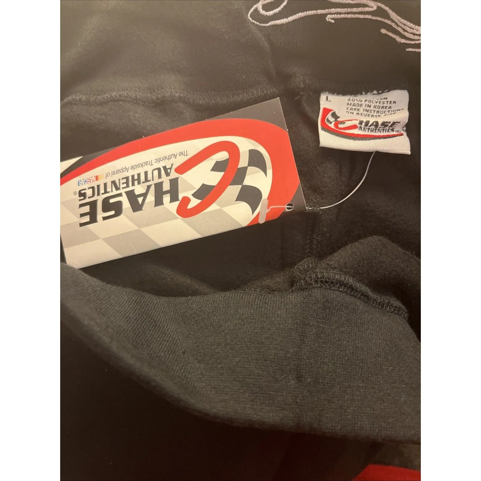 Vintage Bill Elliot #9 CHASE Authentics NASCAR Shorts Black Red Womens Juniors M Size M - Image 15