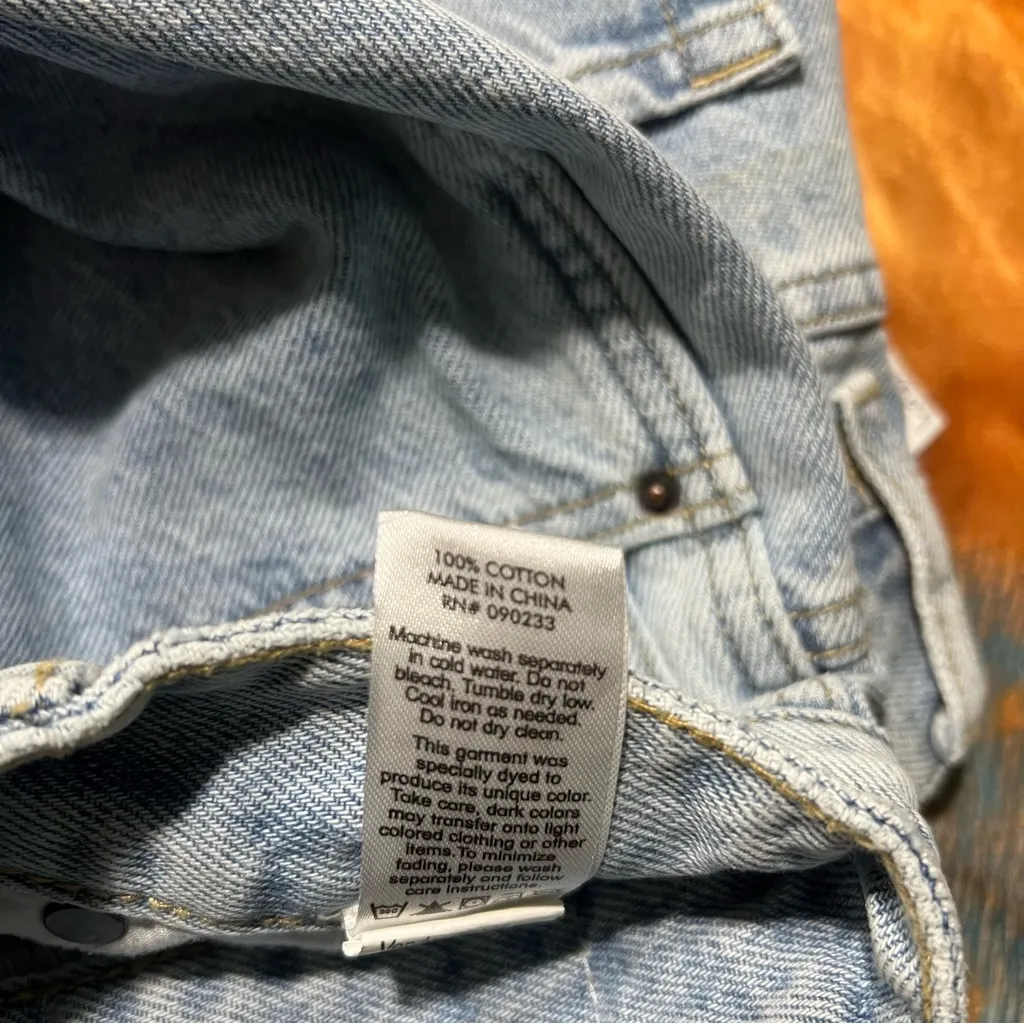 NWT PacSun Casey Ripped Knee Low Rise Baggy Wide Leg Jeans distressed size 26 - Image 10